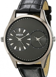 Breda Men's 1681C Analog Display Quartz Black Watch