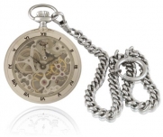 Catorex Men's 091.1.1402.000 Les Petites Brass Skeleton Dial Pocket Watch
