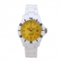 Toy Watch Unisex FL01WHYL Crystal Plasteramic Watch