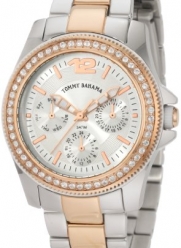 Tommy Bahama RELAX Women's RLX4009 Riveria Two-Tone Rose Gold Stones Watch