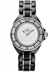 Catorex Women's 119.7.4995.100 C' Pure Black Ceramic Crystal Encrusted Dial Automatic Watch