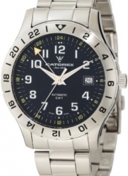 Catorex Men's 128.1.8164.321/BM Voyager 3 Yellow Luminous Brushed and Polished Steel Watch