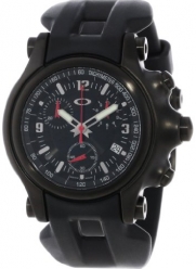 Oakley Men's 10-228 Holeshot Stealth Unobtainium Limited Edition Chronograph Rubber Watch