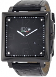3H Women's CA01 Cube Black PVD Automatic Black Dial Interchangeable Band Watch