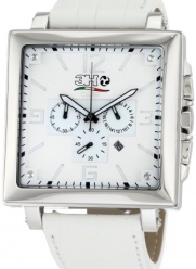 3H Women's CC10 Cube Stainless Steel Chronograph White Dial Interchangeable Band Watch