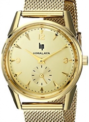 Lip Unisex 18730102 Himalaya Analog Display Swiss Quartz Gold Watch