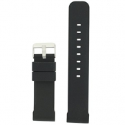 Tech Swiss RS138-24SS Mens Watch Band Silicone Rubber Waterproof 24mm