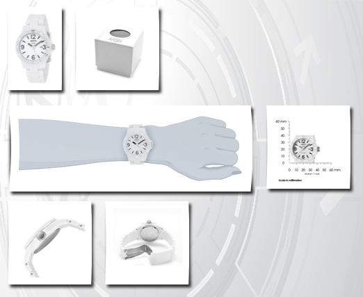 Invicta women's angel white plastic watch