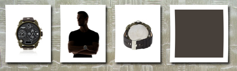 Diesel men's sba green watch