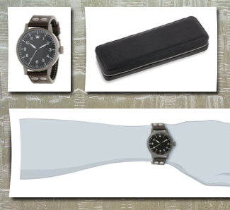 Laco/1925 men's laco 1925 pilot classic analog watch