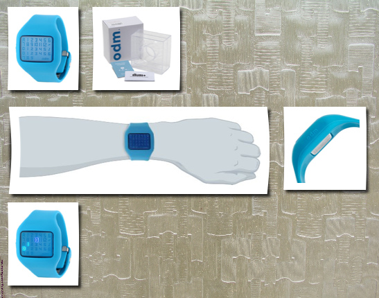 o.d.m. unisex illumi digital watch