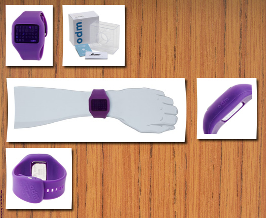 o.d.m unisex illumi digital watch