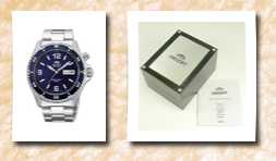 Orient men's 'blue mako' automatic dive watch