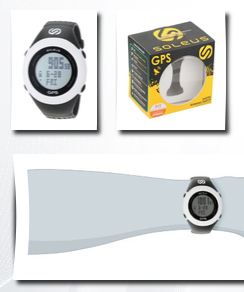 Soleus unisex gps fit 1.0 white and black watch