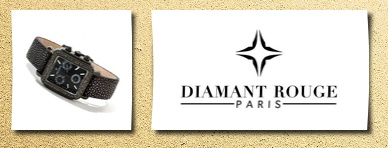 Diamant Rouge women's vendome swiss quartz chronograph stingray strap watch