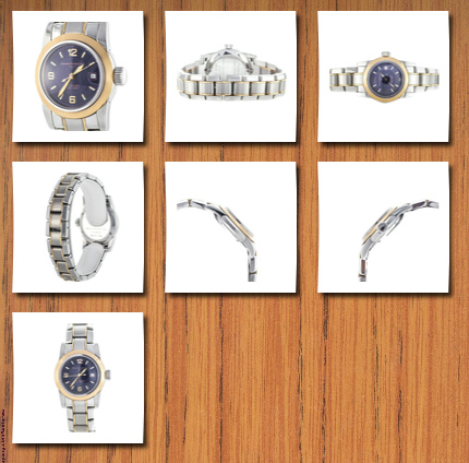 Girard Perregaux f gold bezel automatic ladies watch