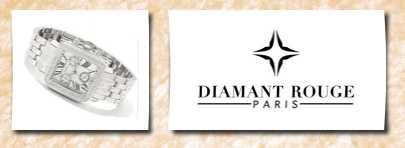 Diamant Rouge women's vendome swiss quartz chronograph diamond accent bracelet watch white