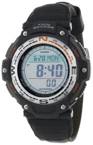 Casio Men's SGW100B-3V Digital Compass Twin Sensor Sport Watch, Casio